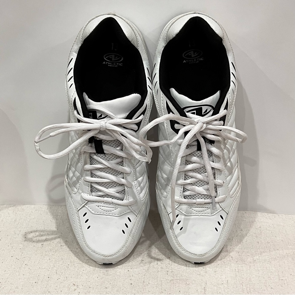 Athletic Works Men’s Sneaker Shoes | White | Size 13 - Picture 3 of 9